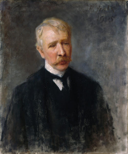 Portrait of George Moore 1852 1933 Novelist 1905