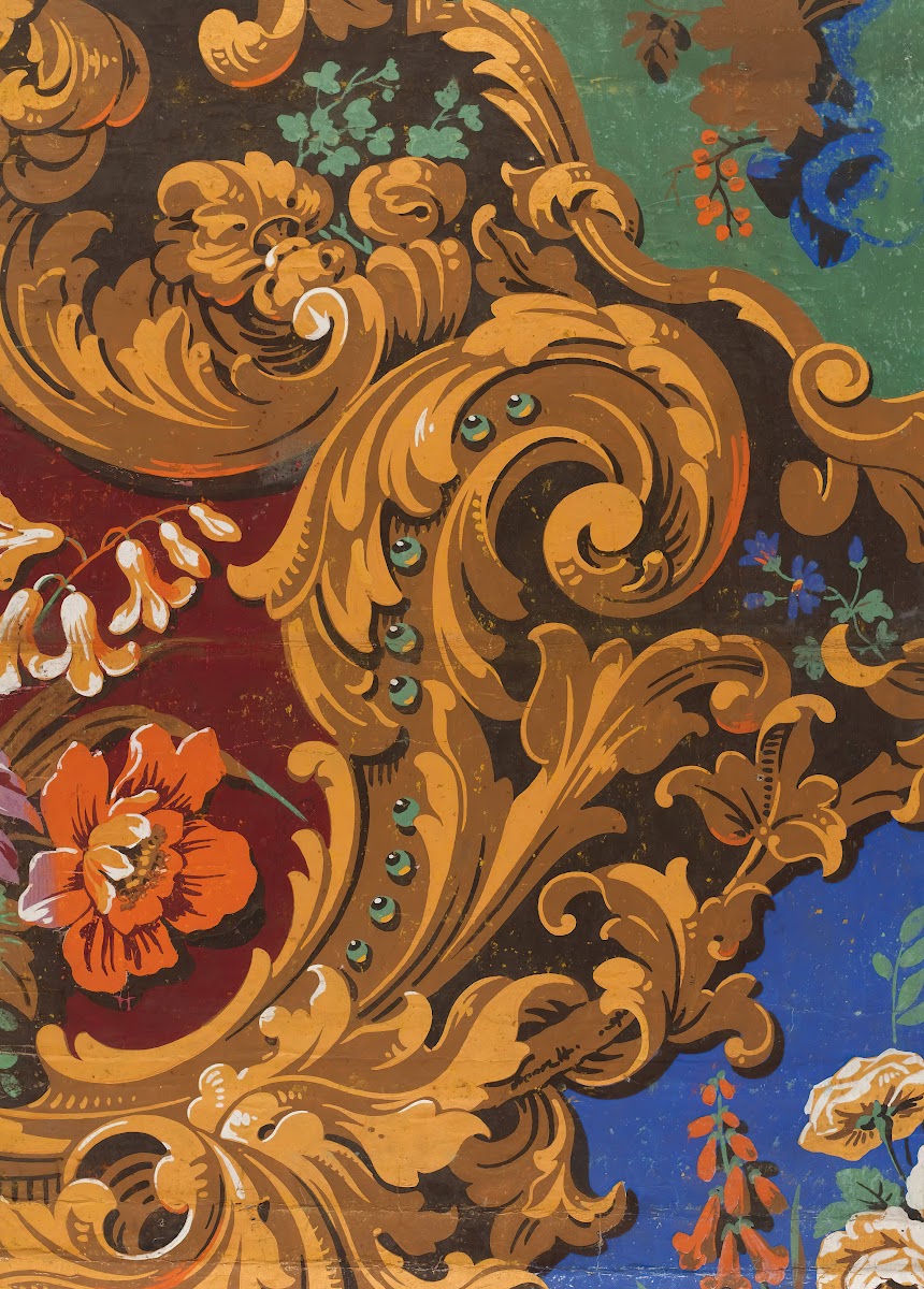 Cartoon for a Woven Carpet circa 1848