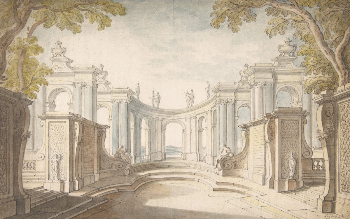 Study for a Stage Set 18th century