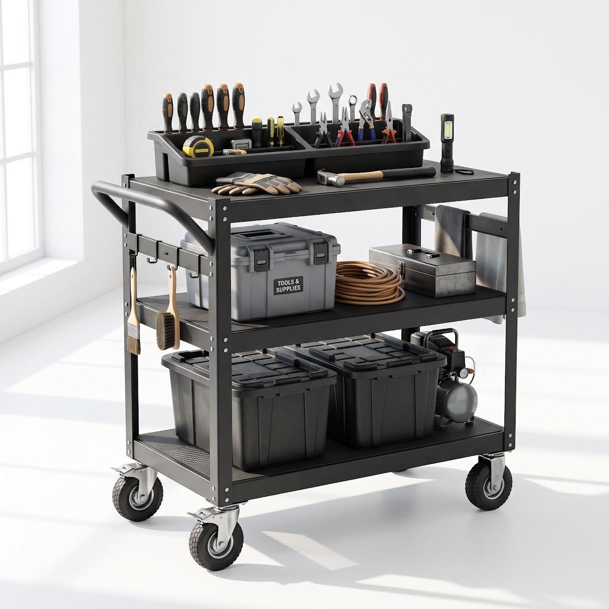 Best Rolling Utility Carts for Small Apartments (2026) - BEST OVERALL — PRODUCT SHOT