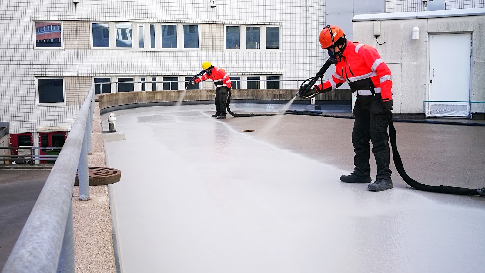 Coated roof