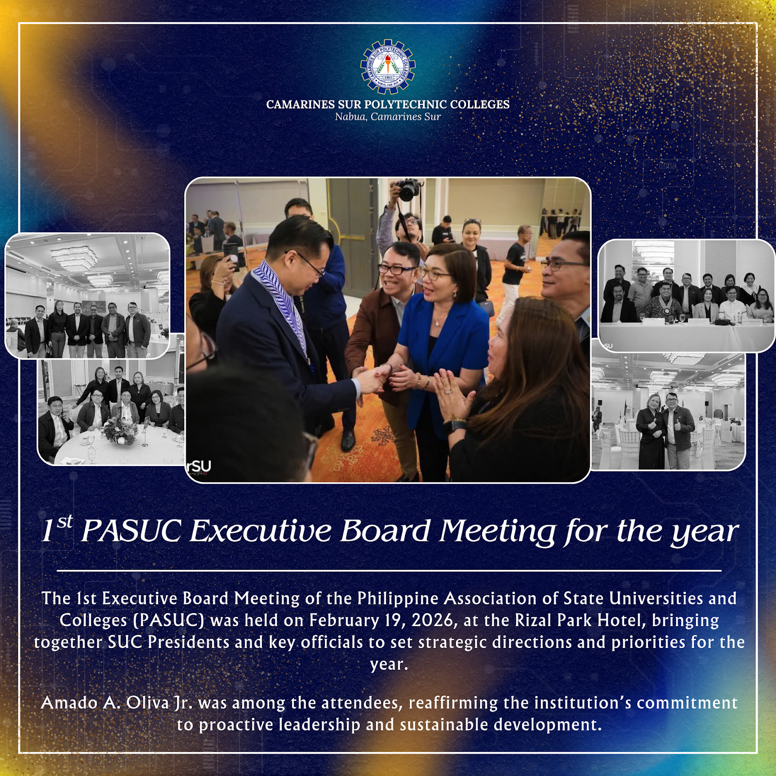 𝗖𝗮𝗺𝗮𝗿𝗶𝗻𝗲𝘀 𝗦𝘂𝗿 𝗣𝗼𝗹𝘆𝘁𝗲𝗰𝗵𝗻𝗶𝗰 𝗖𝗼𝗹𝗹𝗲𝗴𝗲𝘀 𝗨𝗻𝗱𝗲𝗿𝗴𝗼𝗲𝘀 𝗖𝗛𝗘𝗗 𝗥𝗢 𝗩 𝗢𝗻𝘀𝗶𝘁𝗲 𝗘𝘃𝗮𝗹𝘂𝗮𝘁𝗶𝗼𝗻 𝗳𝗼𝗿 𝗨𝗻𝗶𝘃𝗲𝗿𝘀𝗶𝘁𝘆𝗵𝗼𝗼𝗱