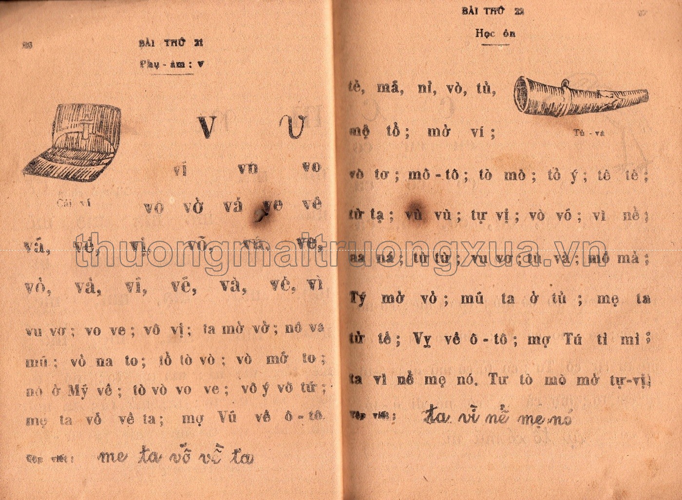 Sách học Quốc văn lớp năm (1952) - Trang 196
