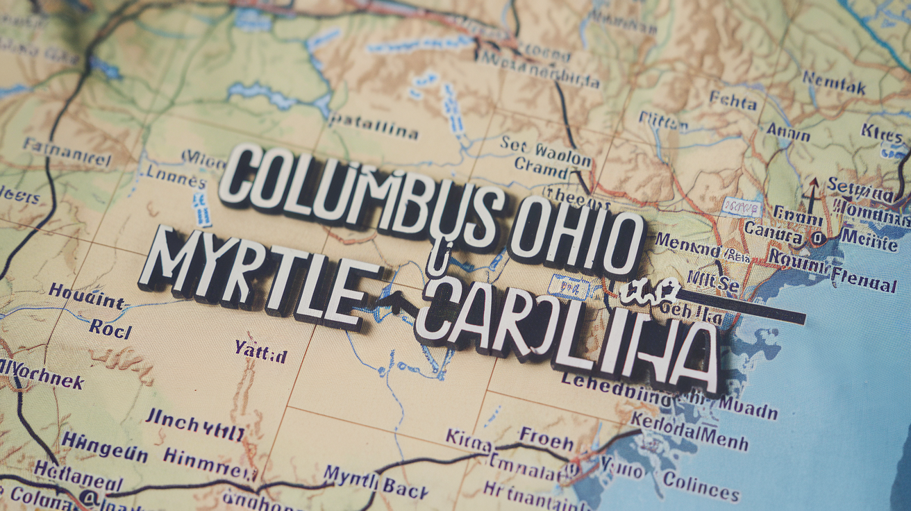 Distance and Travel Tips: Columbus, Ohio to Myrtle Beach