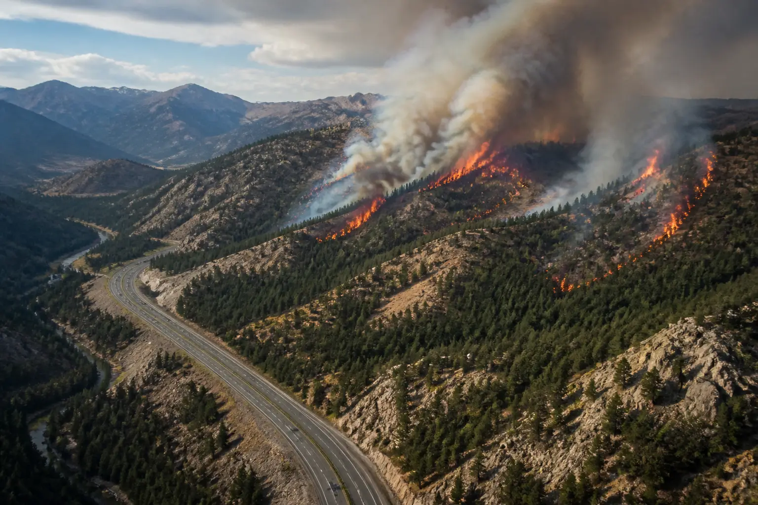 Editorial image for Big Sur Evacuations Ordered as Timber Fire Grows to 1,700 Acres