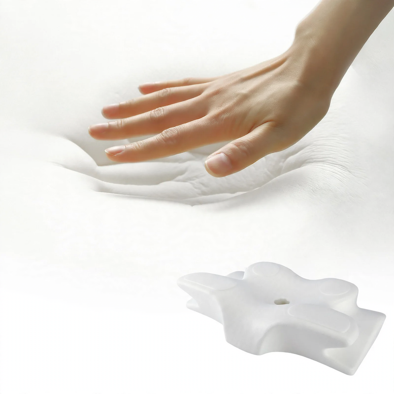 Ergonomic memory foam neck support pillow