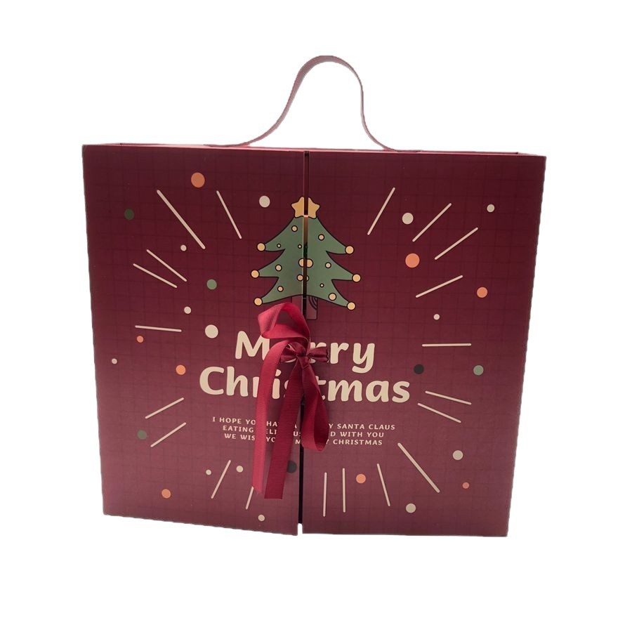 Christmas Advent Calendar Gift Box with Double Doors