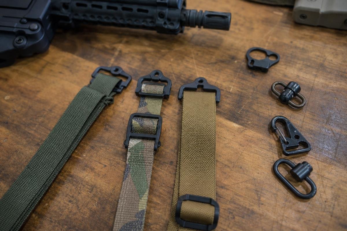 two point rifle sling and AR-15 sling attachments comparison