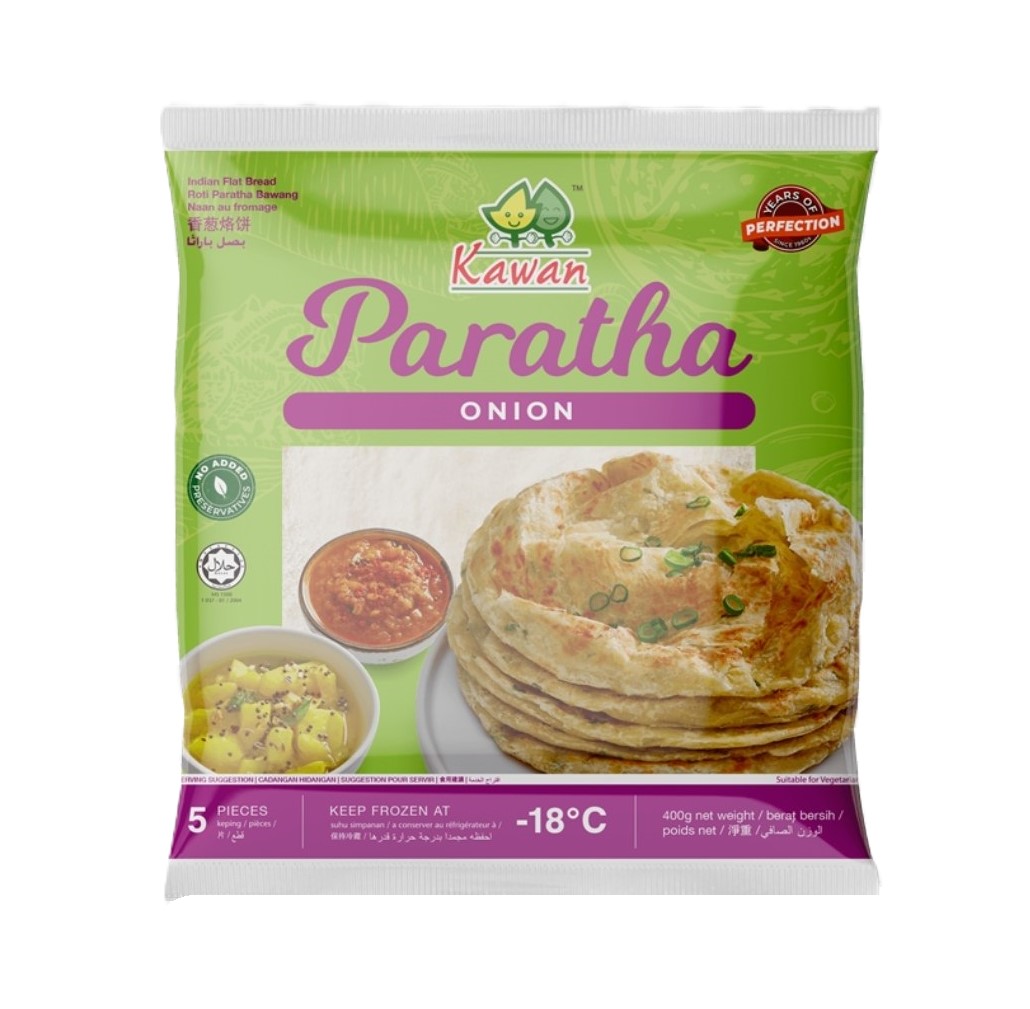 Kawan Roti Paratha Onion 5Pcs X 80G