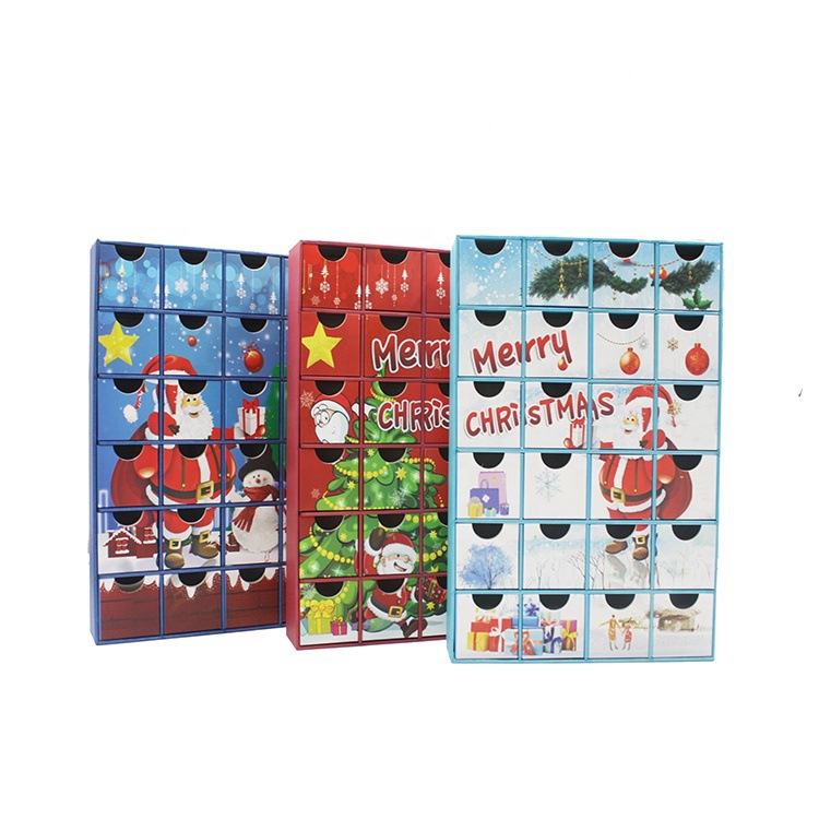 Exklusiver Adventskalender mit 24 Fächern