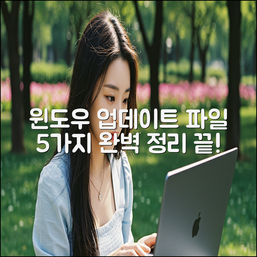 윈도우 업데이트 파일 5가지 완벽 정리법