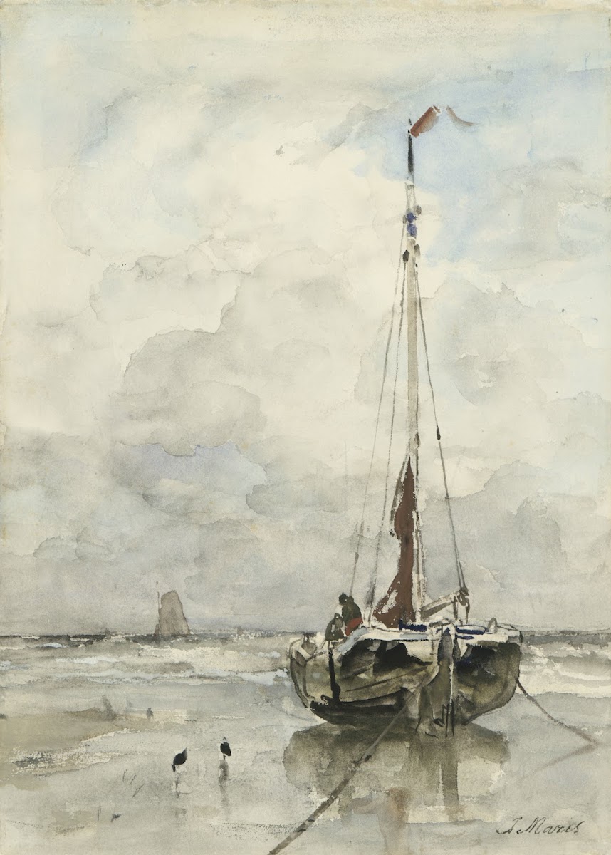 Visserspink aan het strand 1847   1899