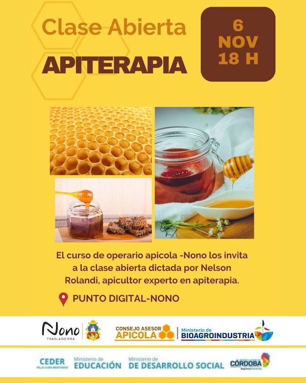 Clase Abierta de Apiterapia 🐝🍯