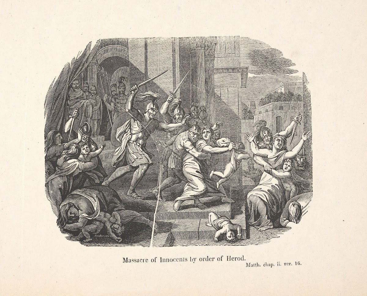 Massacre of the innocents by order of Herod