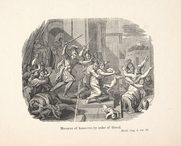 Massacre of the innocents by order of Herod