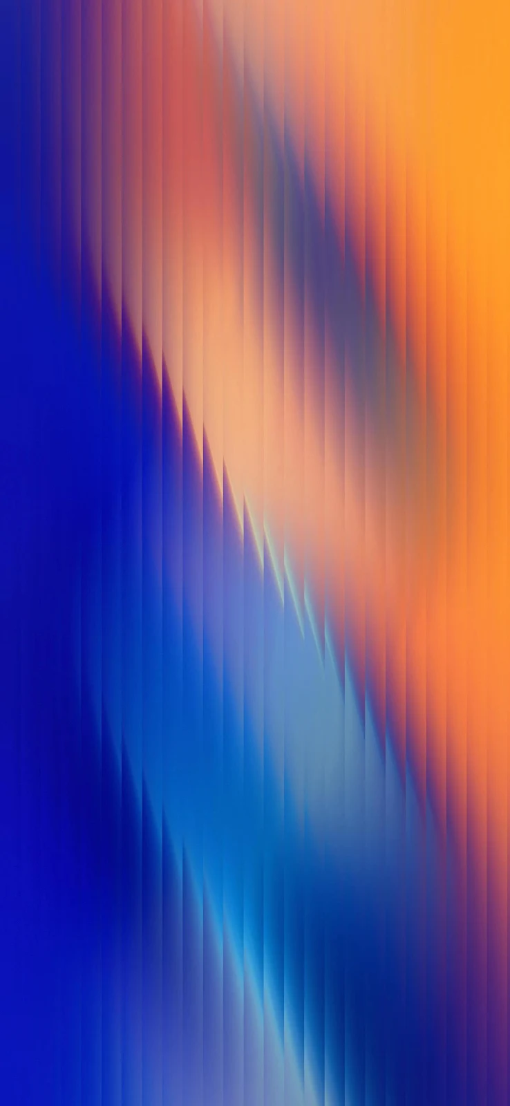 Abstract Blue And Orange Streaks - Digital Abstract Art 2K iPhone Wallpaper (1884x4082)