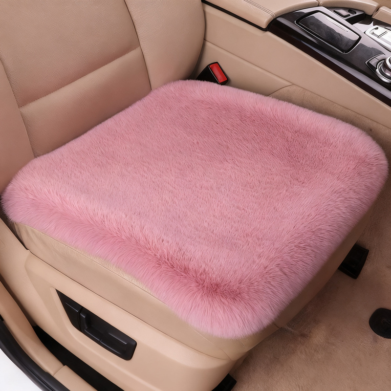 Plush Car Seat Cushion, Winter Edition