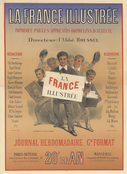 La France illustrée imprimée par les apprentis orphelins dAuteuil 1879
