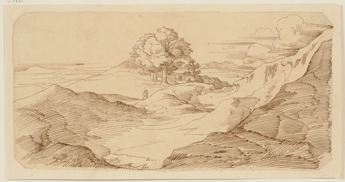 Bergige italienische Landschaft