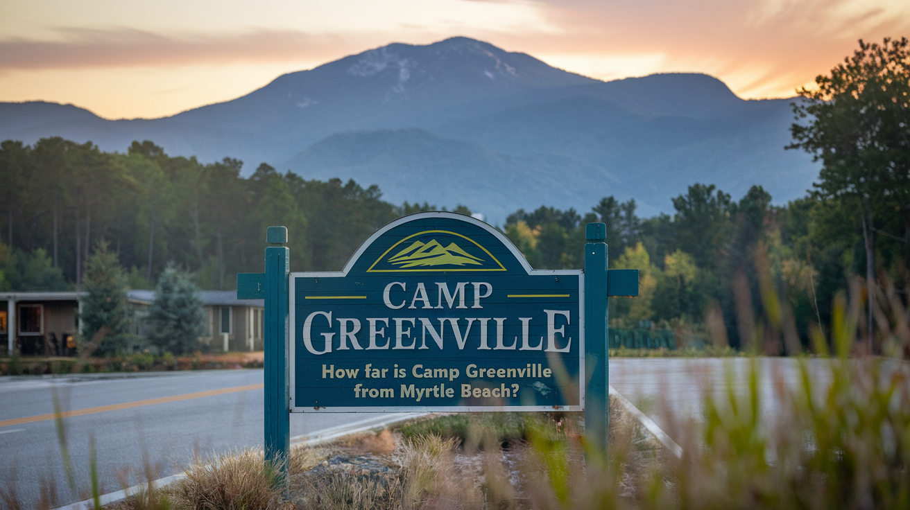 How Far Is Camp Greenville from Myrtle Beach?