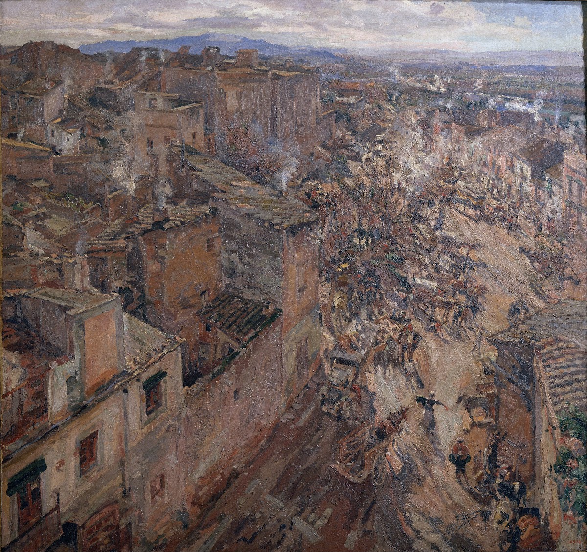 Market Day in Torroella 1918