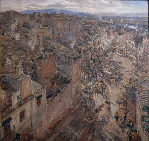 Market Day in Torroella 1918