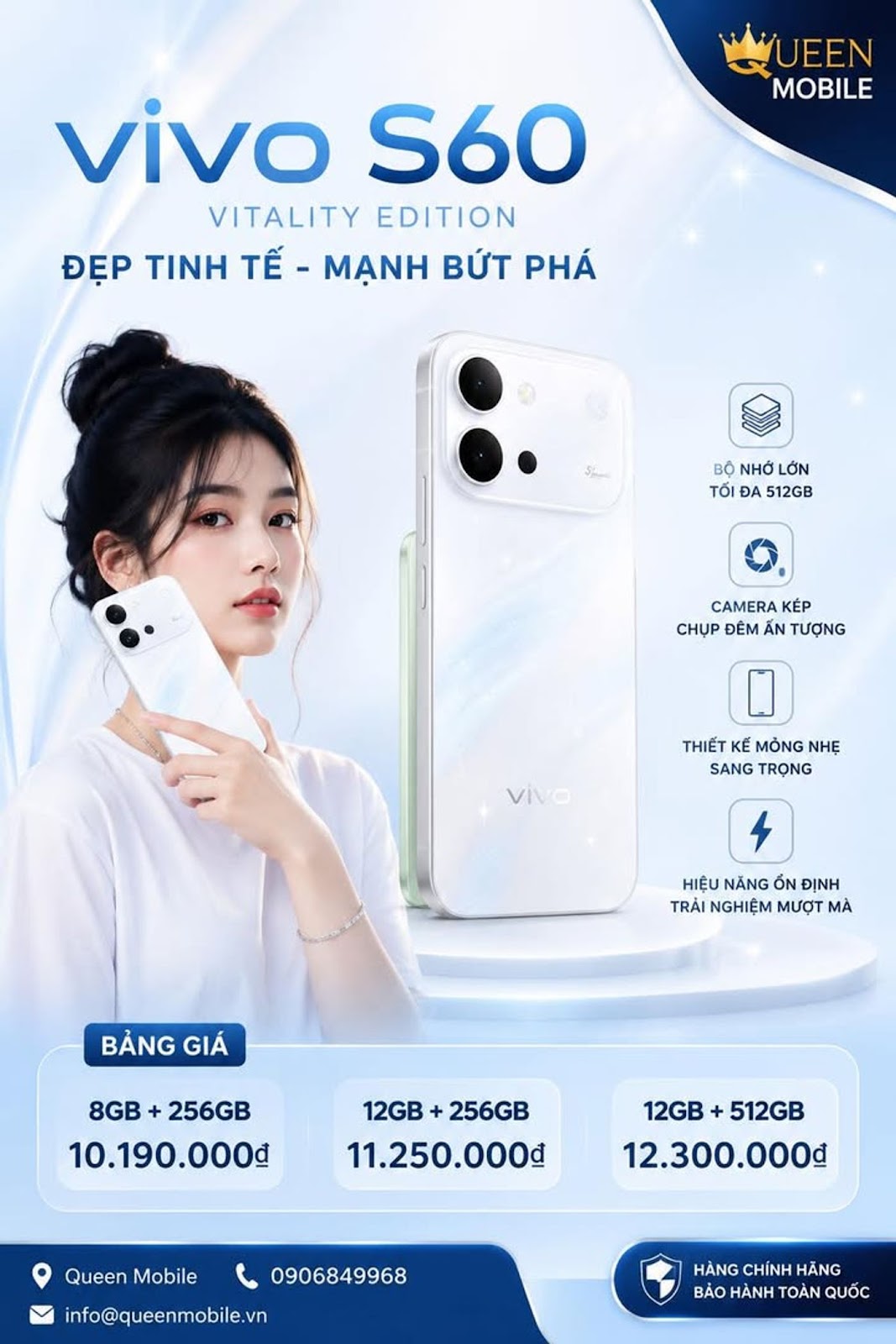 Trọn Bộ Giá Bán Vivo S60 Vitality Edition Xuất Hiện, Smartphone 512GB Giá Chỉ Hơn 12 Triệu Đồng Đang Khiến Thị Trường Dậy Sóng