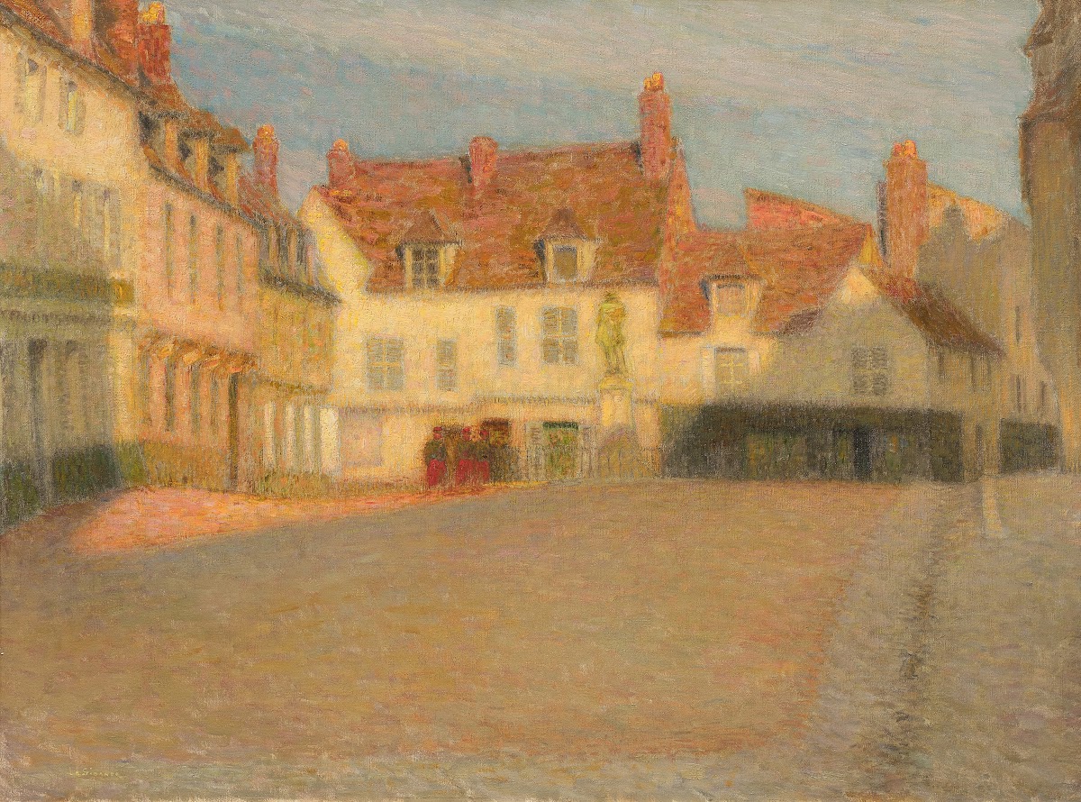 Petite place au soleil couchan 1901