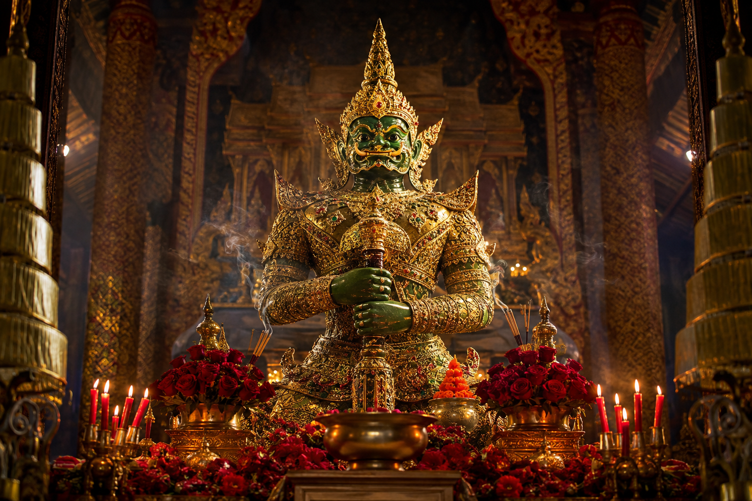 คาถาบูชาท้าวเวสสุวรรณ วัดจุฬามณี 9 จบ พร้อมคำแปลและวิธีสวดเสริมโชคลาภ