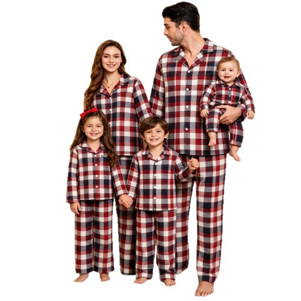 Family Pajama Set, Checkered