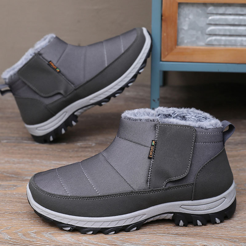 Herren-Winterstiefel mit Klettverschluss