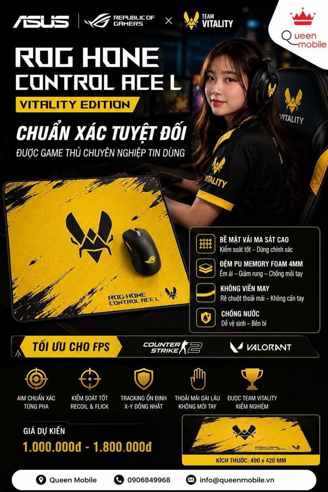 ASUS ROG lance le pavé tactile Esports affiné par les joueurs professionnels de VALORANT et Counter-Strike 2