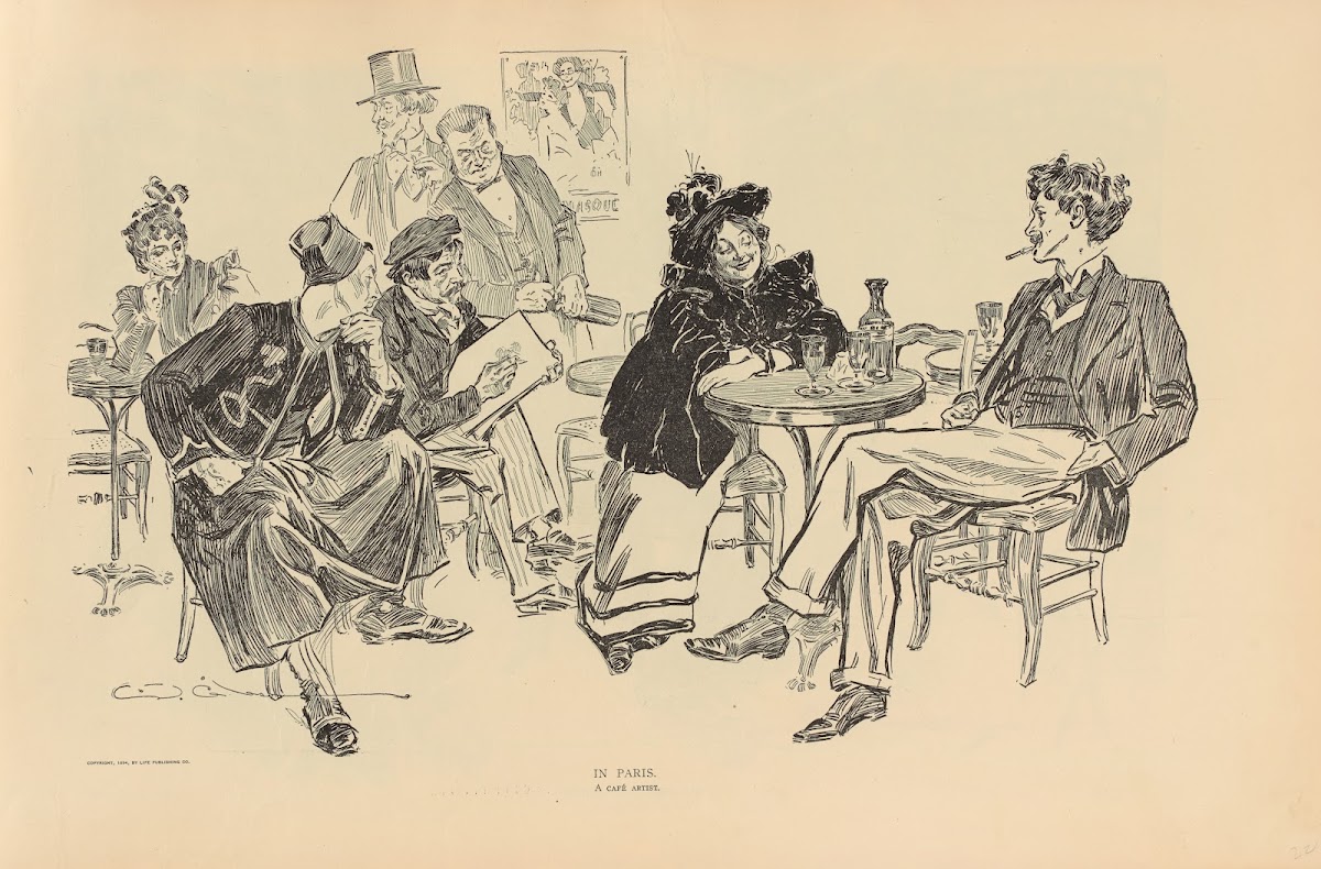 In paris A café artist 1893 1900