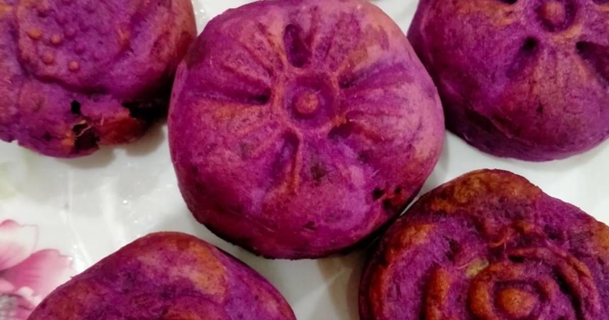 Khoai lang tím bọc phô mai nướng