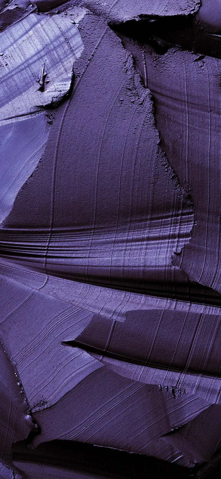 Textured Purple Paint Smear - Macro Abstract Photography Full HD iPhone Wallpaper (1090x2360)