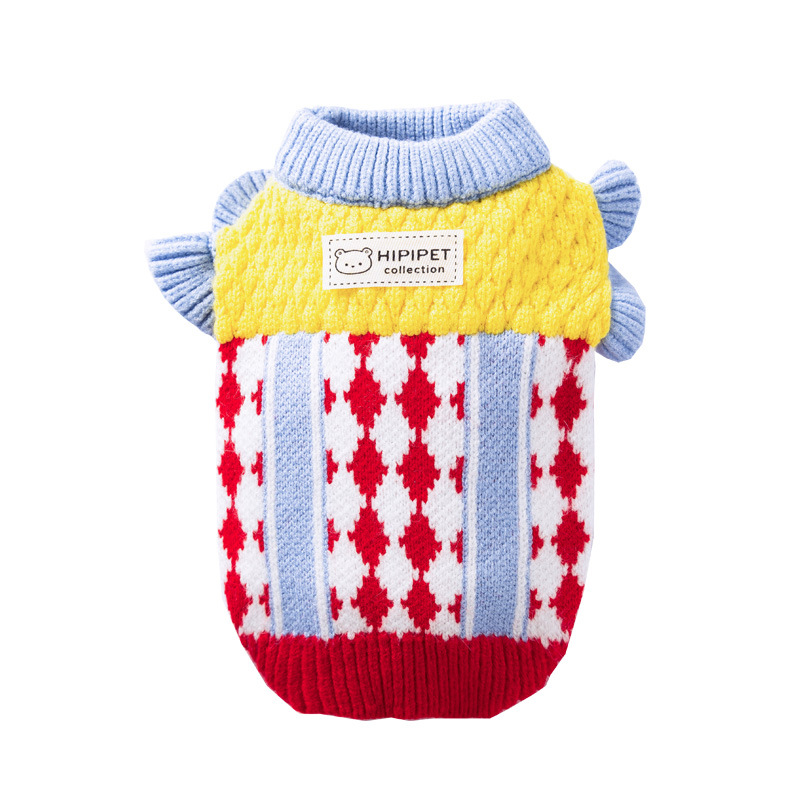 Knitted sweater for dogs, autumn and winter