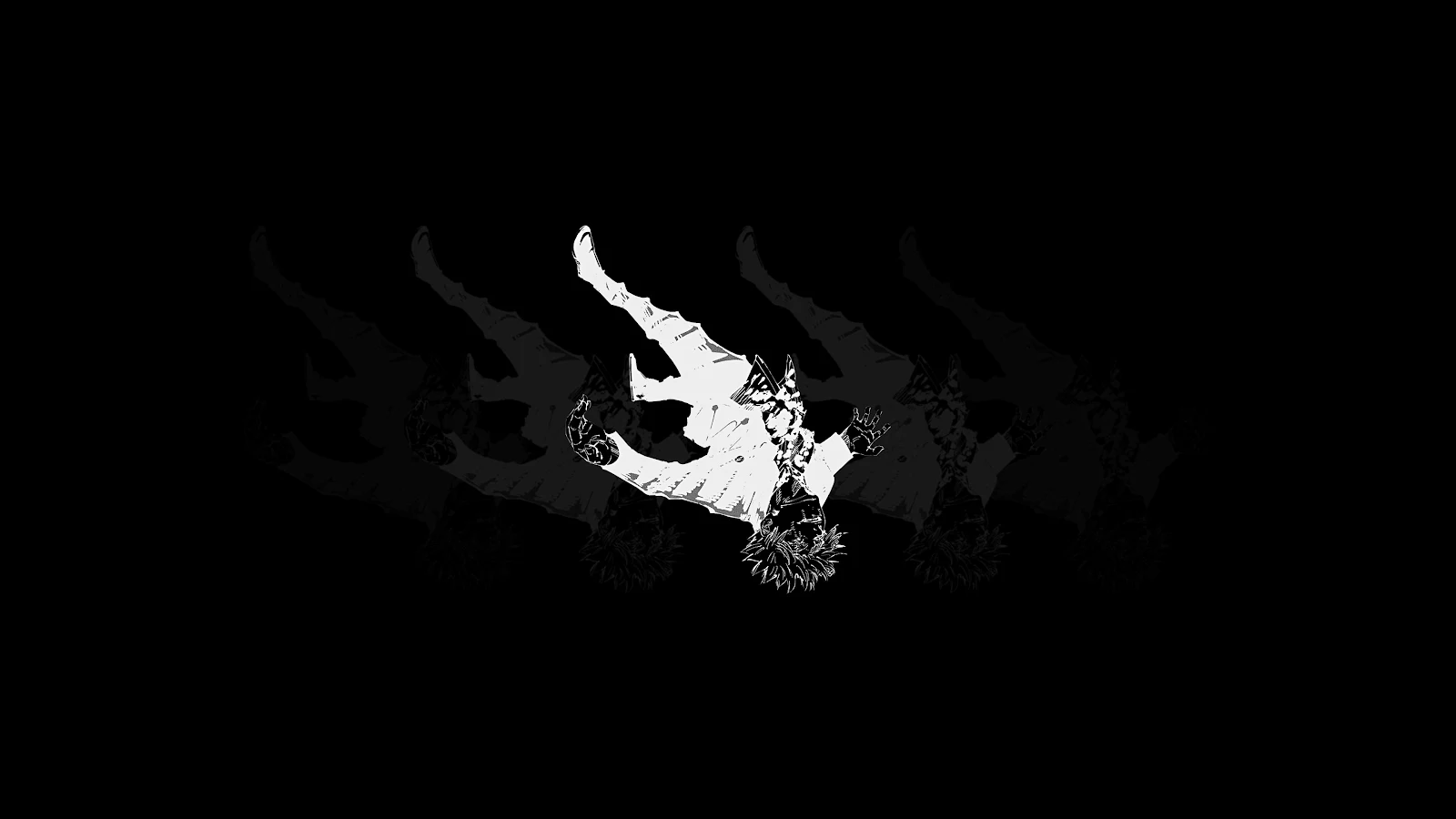 Falling Anime Boy Wallpaper - Manga Art 4K Wallpaper (3840x2160)
