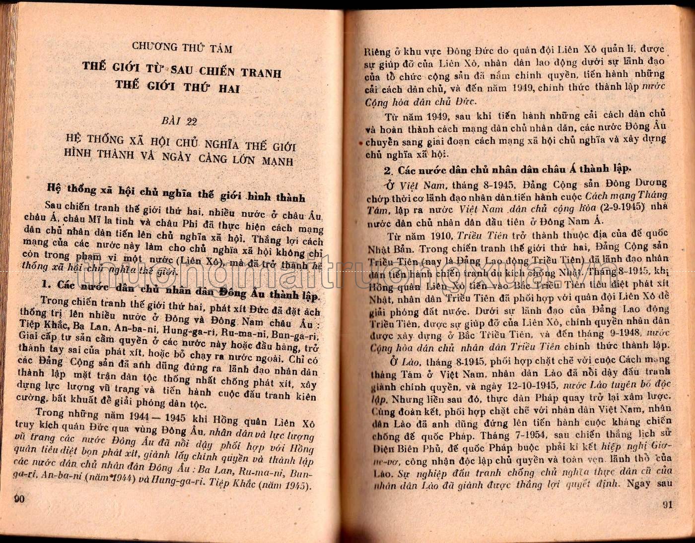 Lịch sử lớp 8 phổ thông (1985) - Trang 45
