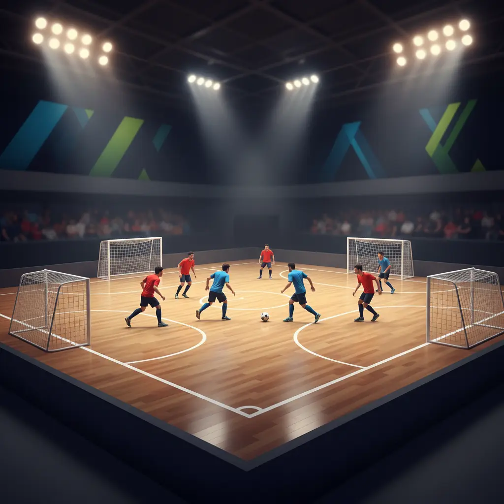 Berapa ukuran standar lapangan futsal dalam meter