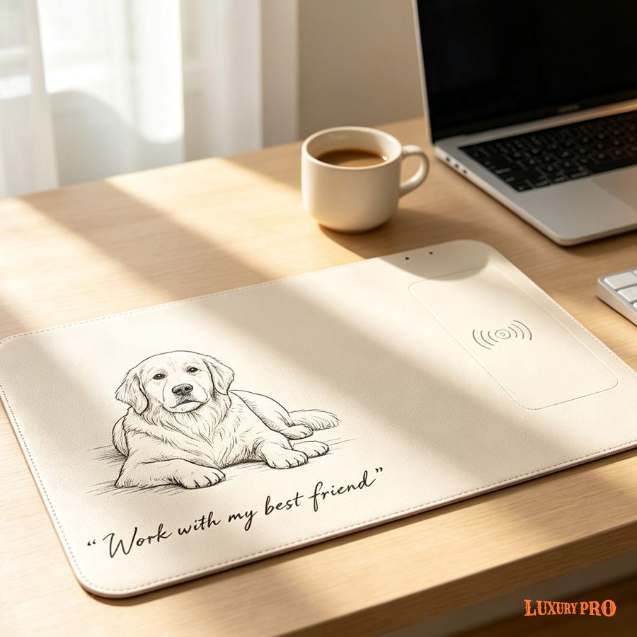 Wireless Charging Mouse Pad