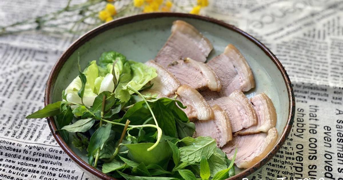 Thịt Heo Hấp Sả
