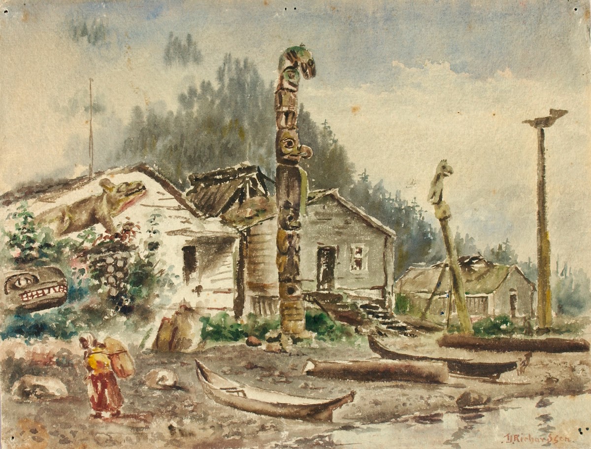 View Of Wrangell Alaska In 1884 1884