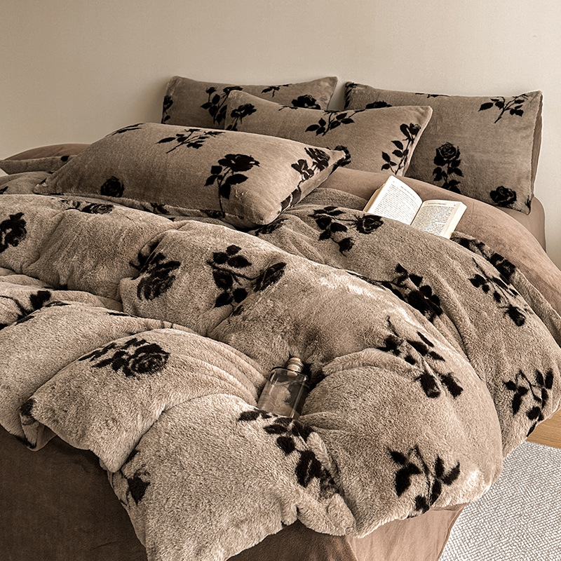 Milk Fiber Bedding Set, Winter, Antistatic