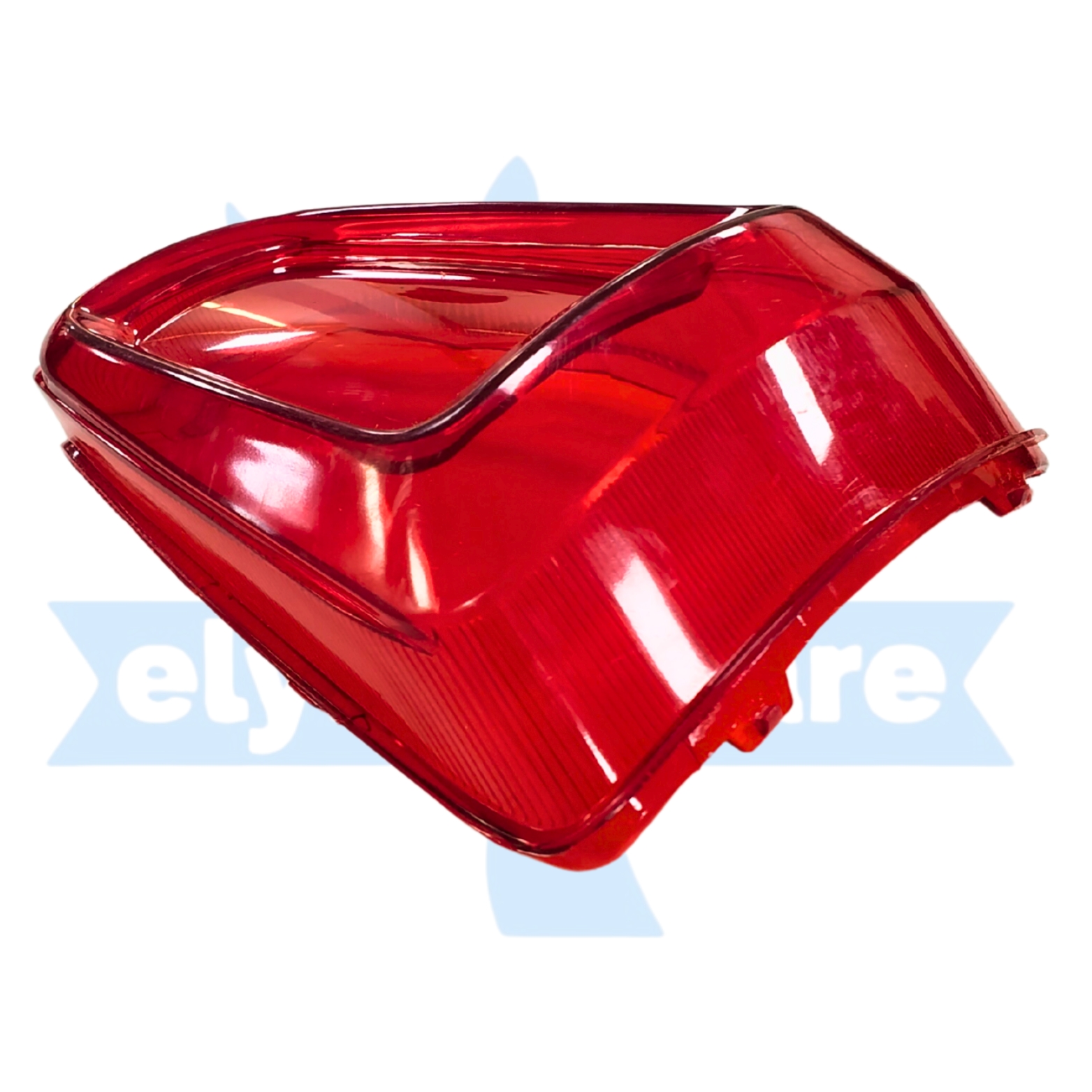 RED GLASS SQUARE VSPA E6 (42a0)