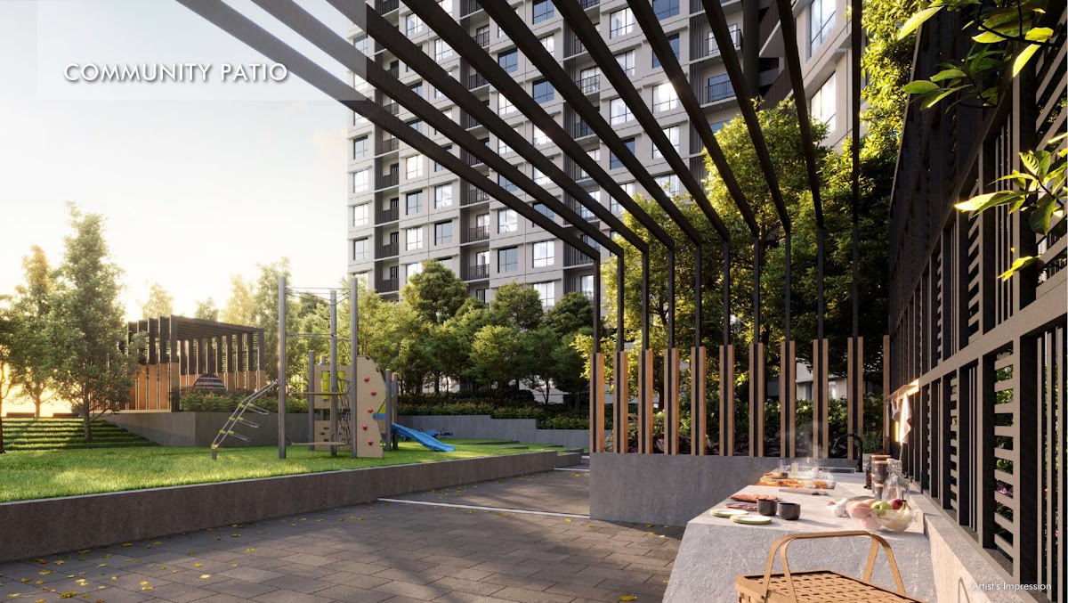 Tujuh Residences — community patio