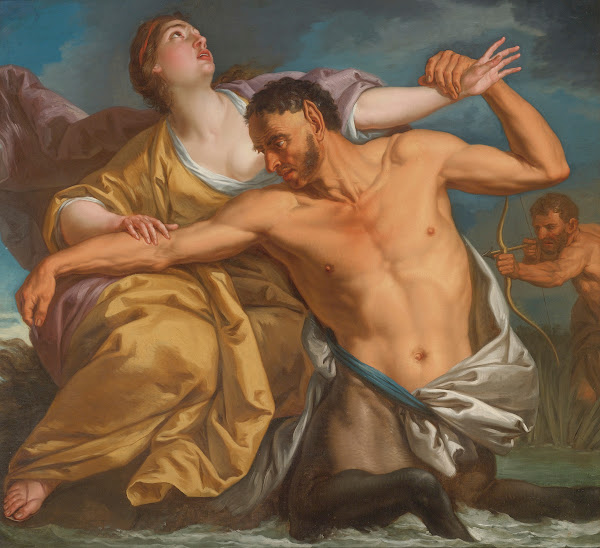 The Slaying Of Nessus By Hercules 18th Century