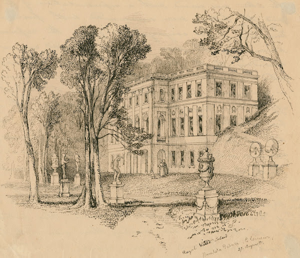 Royal villa called Hamlets Palace Elsineur 1821