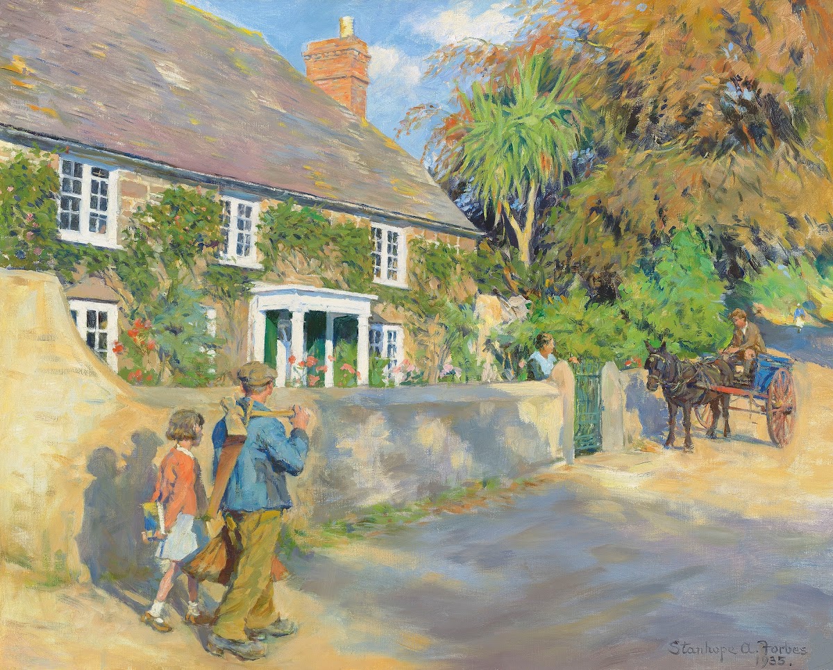 An old Cornish manor 1935