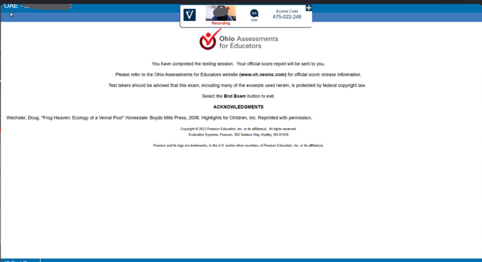 OEA Exam