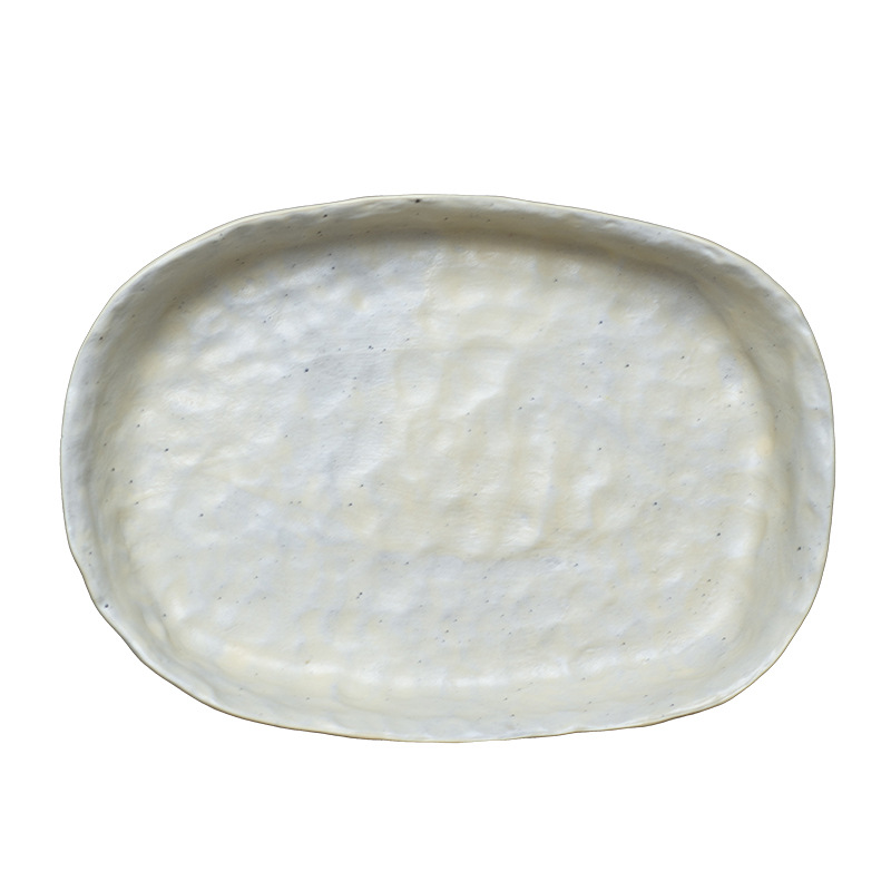 Porcelain dinnerware set with gold rim, luxury design